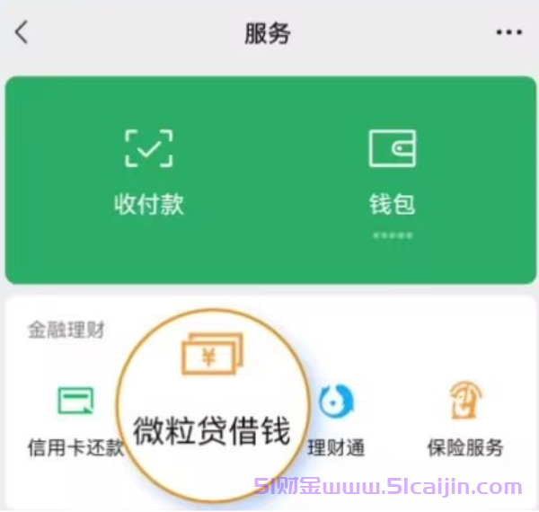 开通微信借钱需要什么条件?开通微信借钱评估要钱吗?-第1张图片-51财金